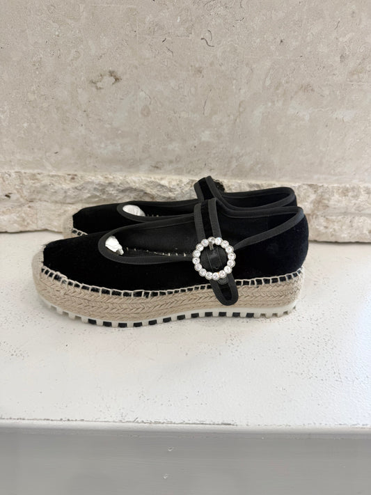 Marc by Marc Jacobs 'Suzi' Velvet Espadrille - Size 39