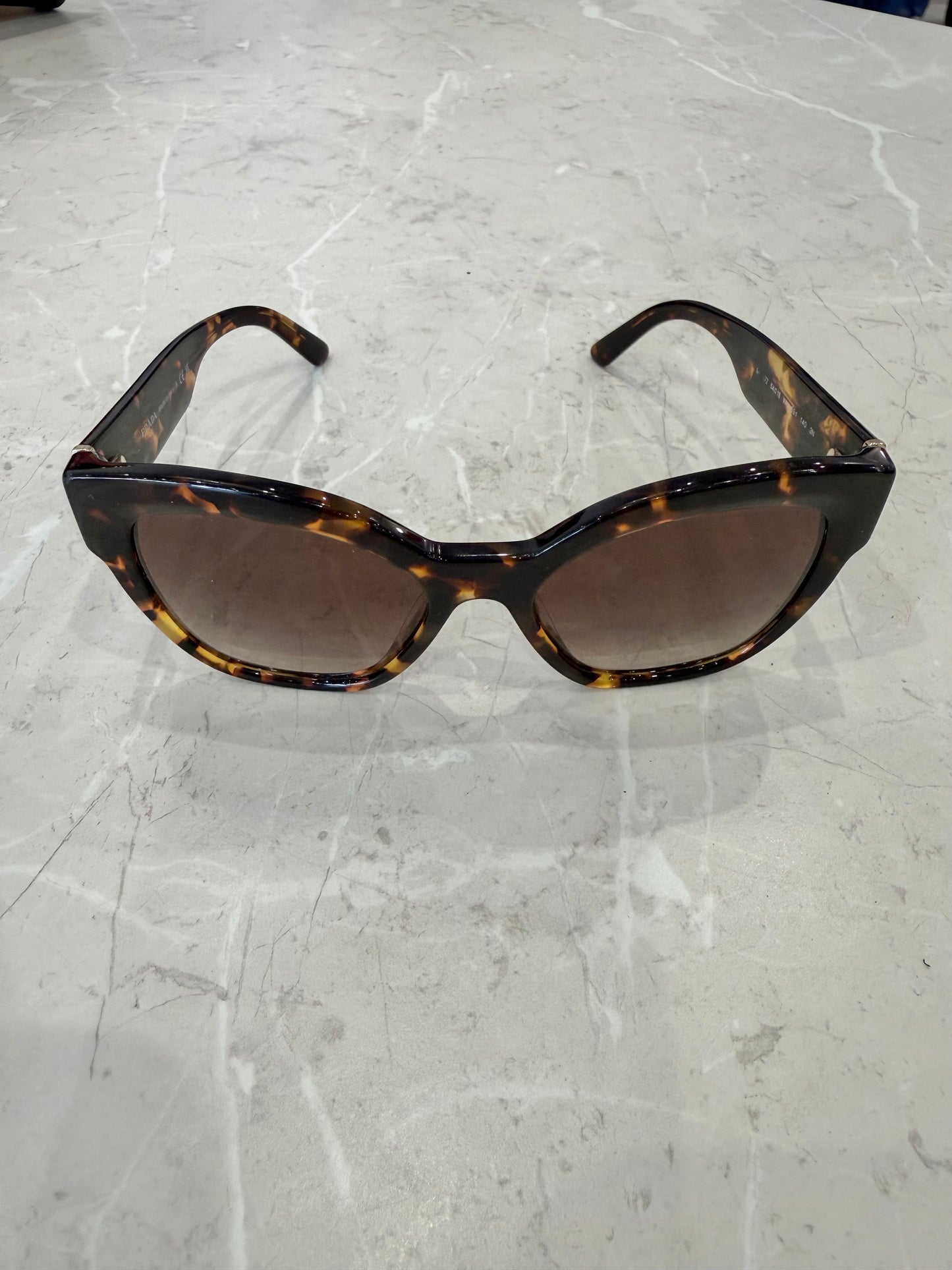 Prada 17ZS Honey Brown Tortoise Gradiant Sunglasses
