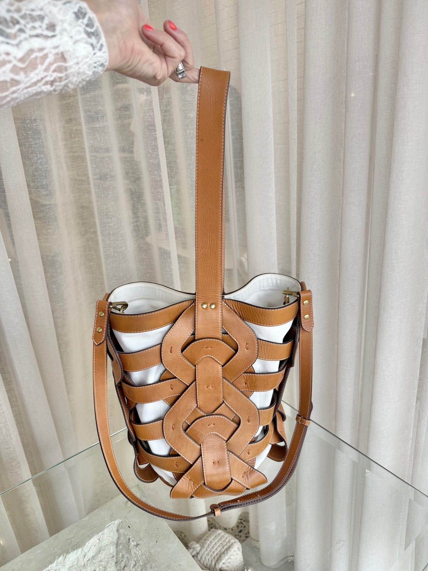 Zimmermann Leather Link Tote Bag
