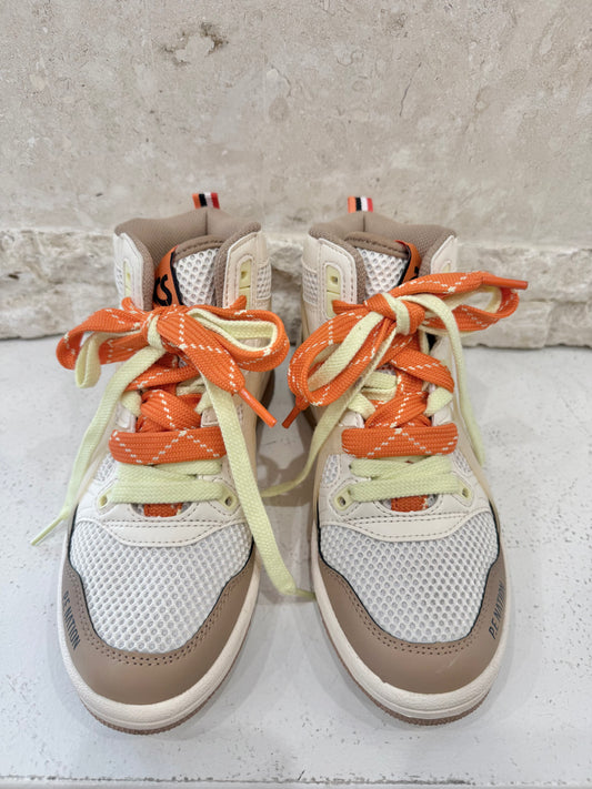 PE Nation x Asics Pearled Ivory/Burro Hightop Sneaker - Size 37