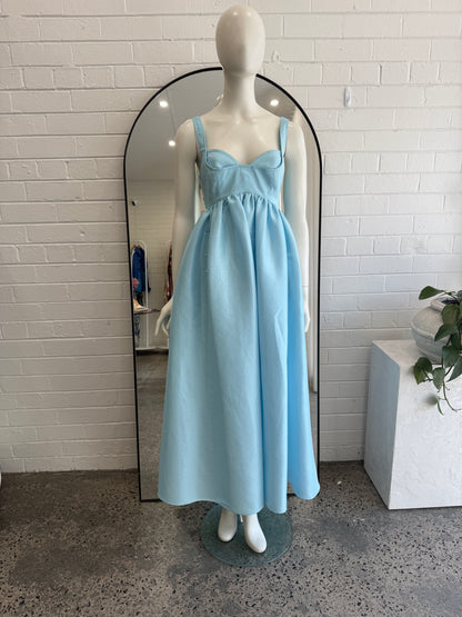 Acler Light Blue Redin Maxi Dress - Size 12