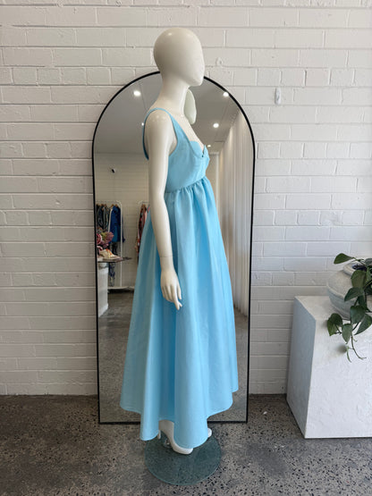 Acler Light Blue Redin Maxi Dress - Size 12