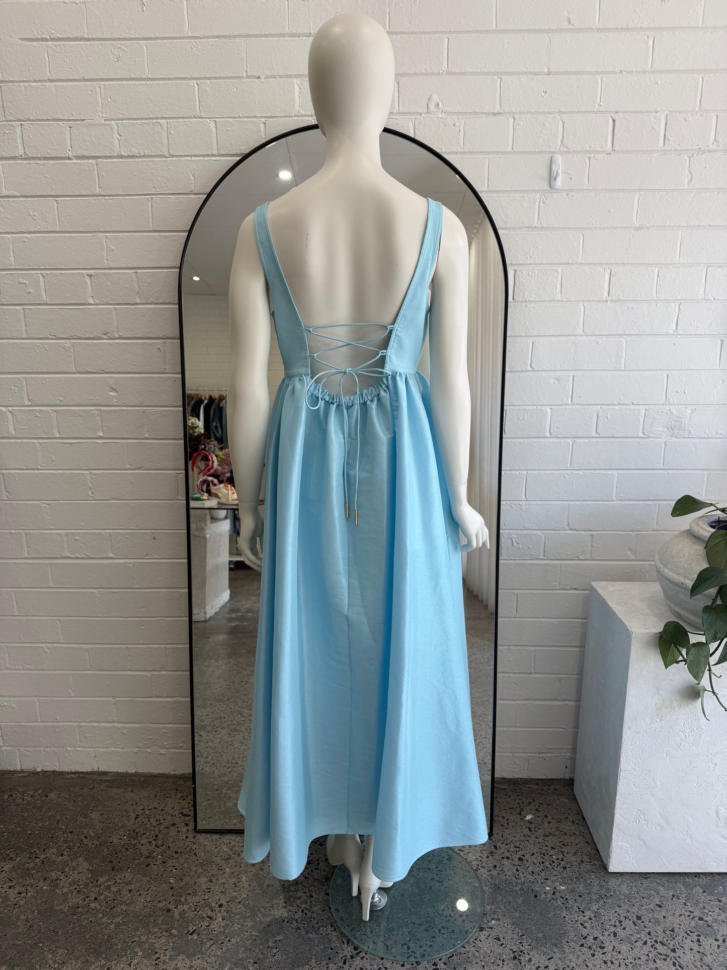 Acler Light Blue Redin Maxi Dress - Size 12