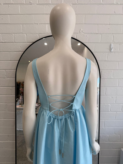 Acler Light Blue Redin Maxi Dress - Size 12