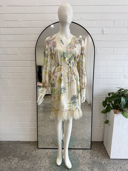 Twinset Milano St Fiore Floral Midi Dress - Size M (12)
