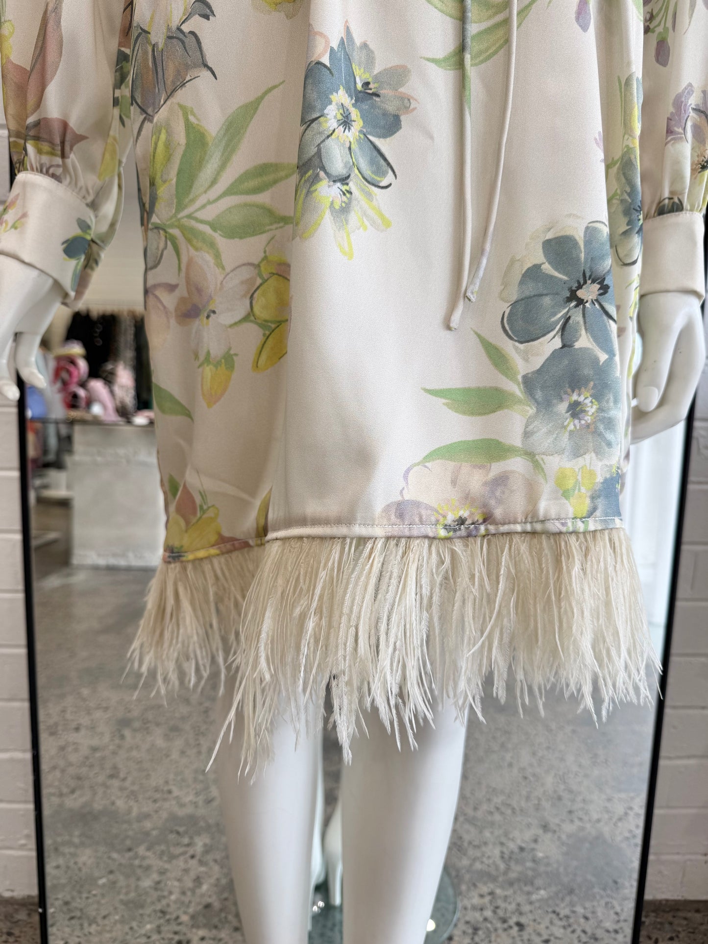 Twinset Milano St Fiore Floral Midi Dress - Size M (12)