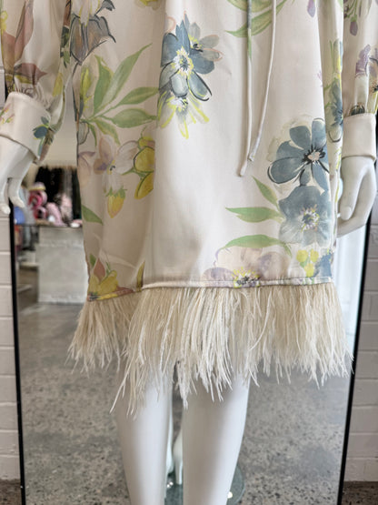 Twinset Milano St Fiore Floral Midi Dress - Size M (12)
