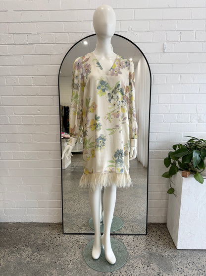 Twinset Milano St Fiore Floral Midi Dress - Size M (12)