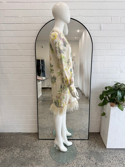 Twinset Milano St Fiore Floral Midi Dress - Size M (12)