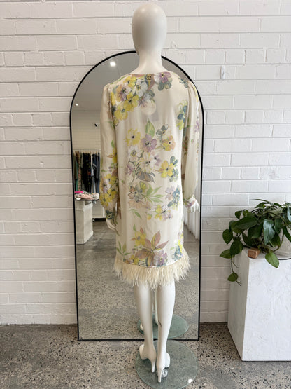 Twinset Milano St Fiore Floral Midi Dress - Size M (12)