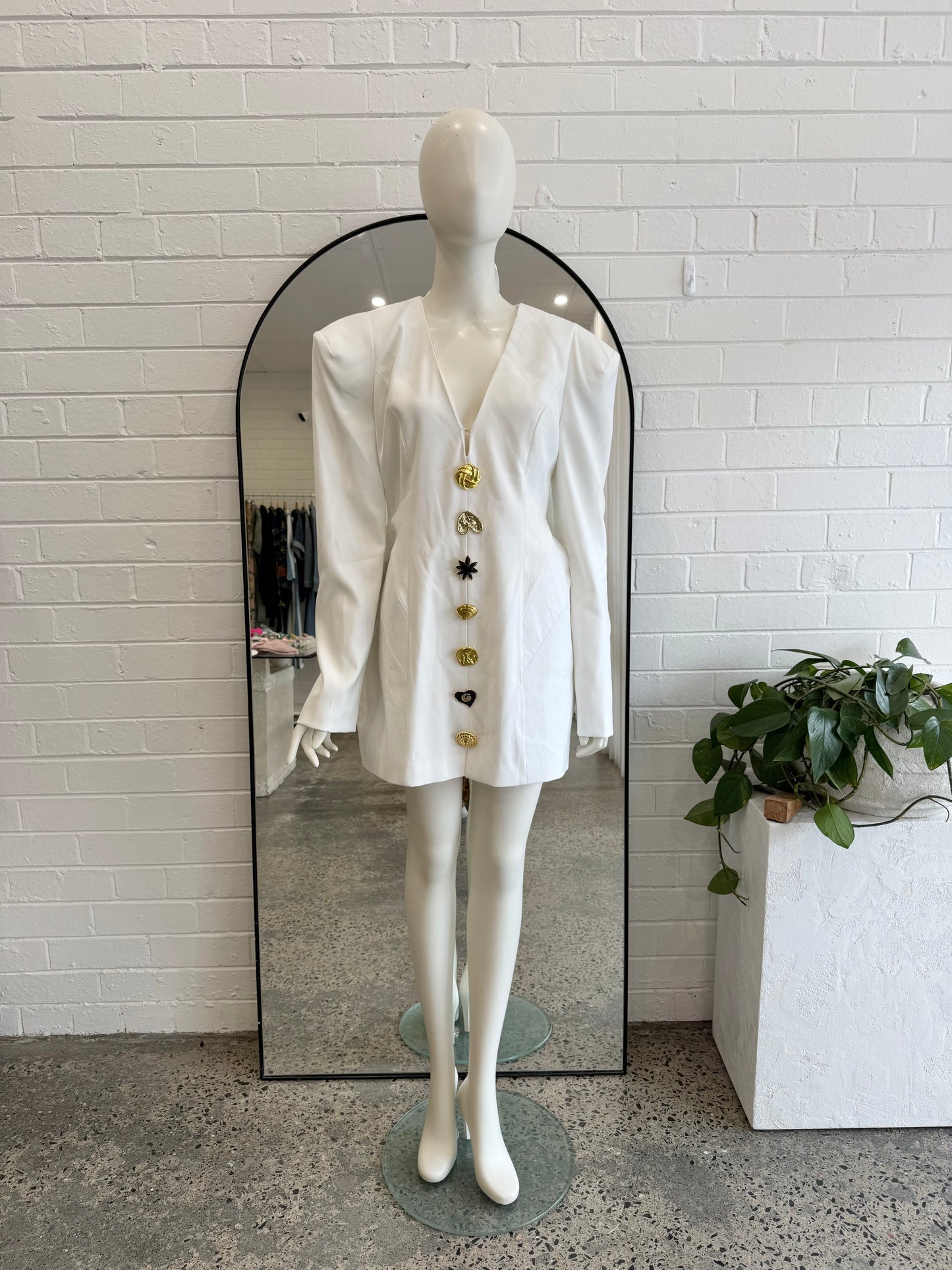 Atoir White Florence Mini Dress - Size L (12)