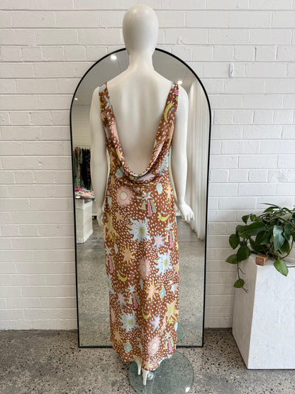Never Fully Dressed Brown Star Fawn Sophie Dress - SIze 14