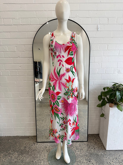 Coop By Trelise Cooper Hot Pink Tropic South Beach Dress - Size (10)