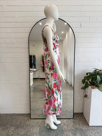 Coop By Trelise Cooper Hot Pink Tropic South Beach Dress - Size (10)