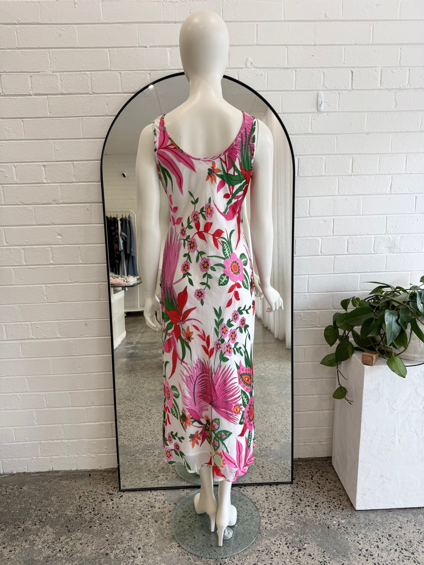 Coop By Trelise Cooper Hot Pink Tropic South Beach Dress - Size (10)