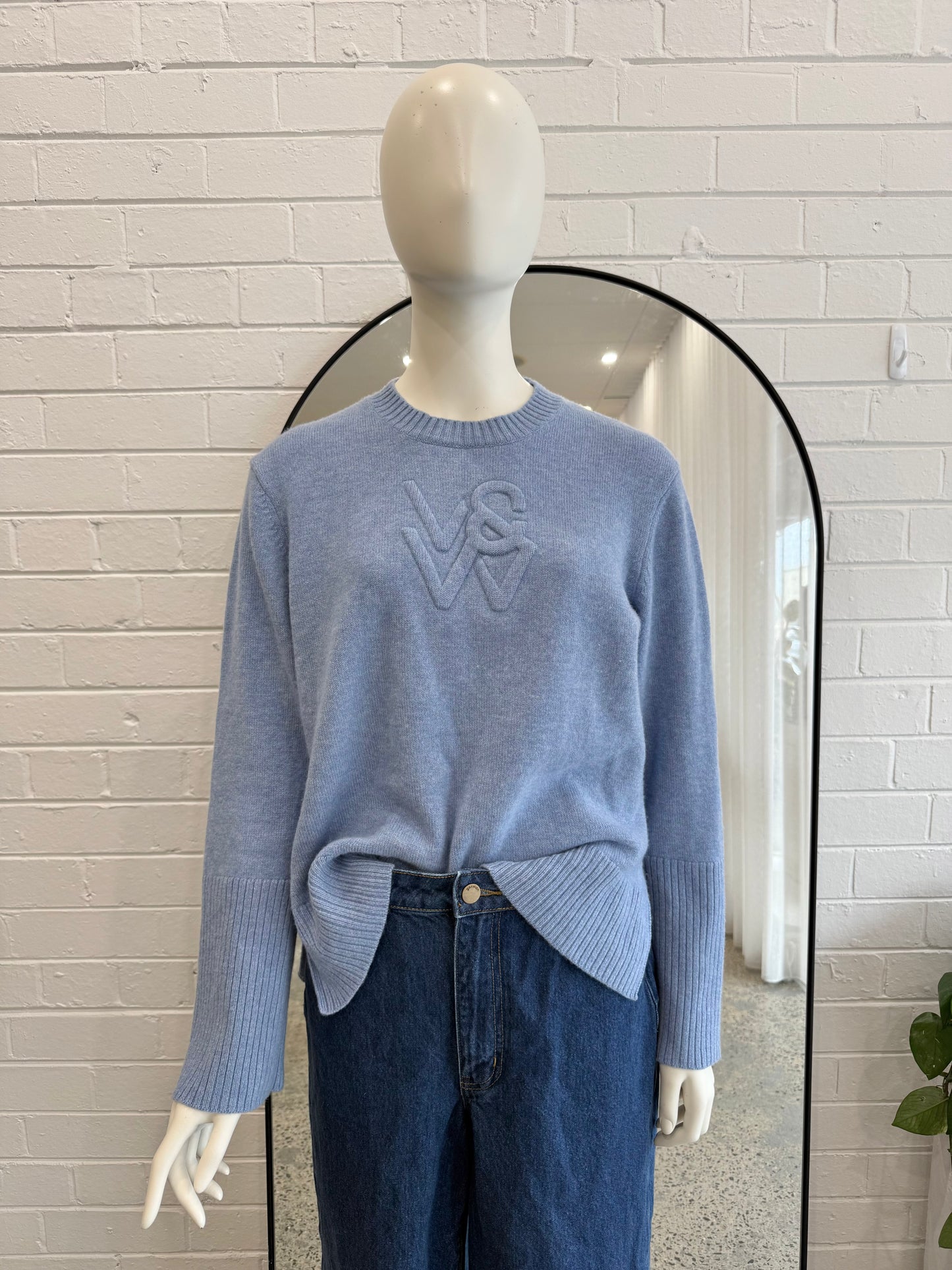 Viktoria and Woods Blue Skyfall Knit Jumper - Size M (10 - 12)