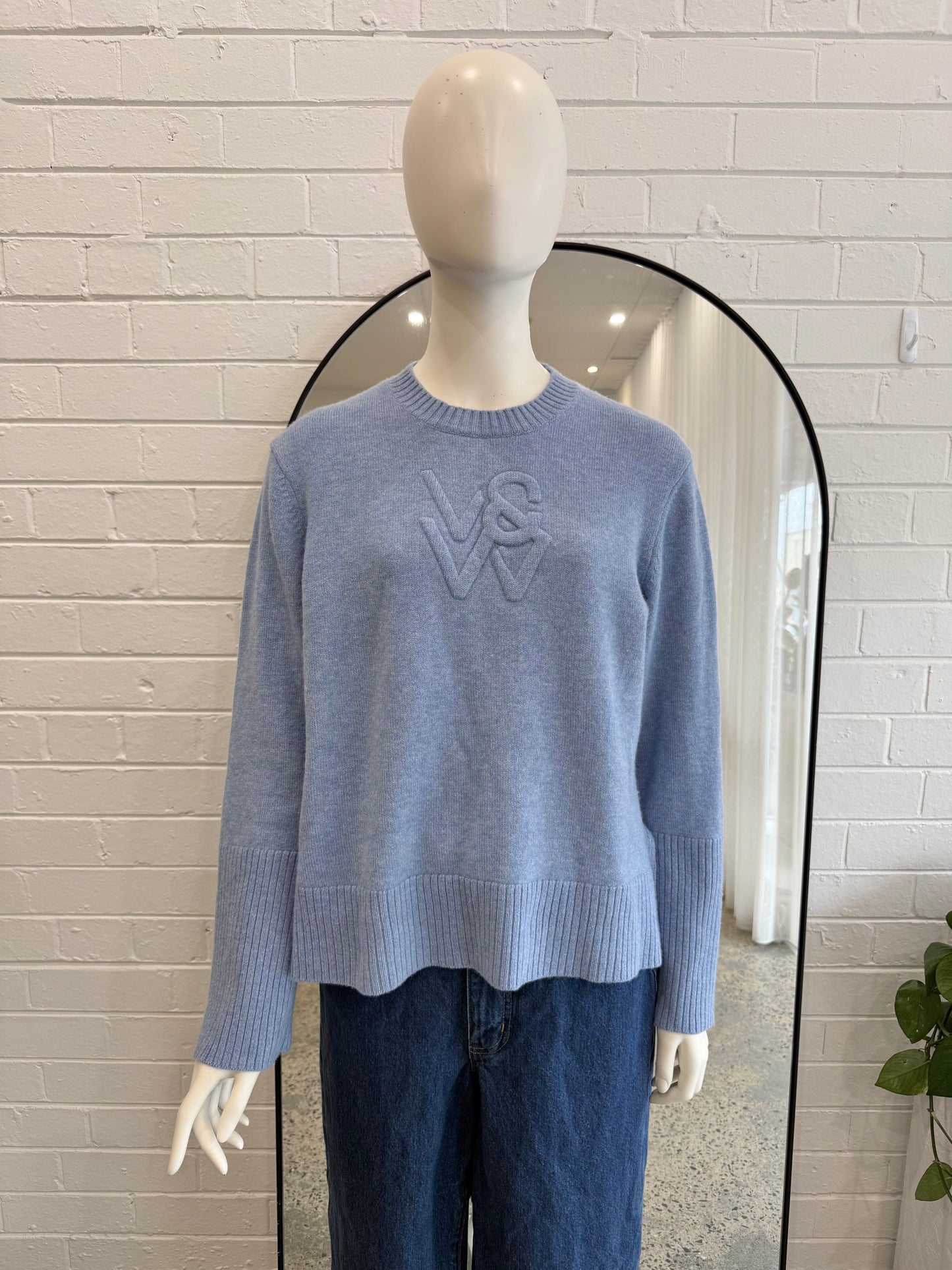 Viktoria and Woods Blue Skyfall Knit Jumper - Size M (10 - 12)