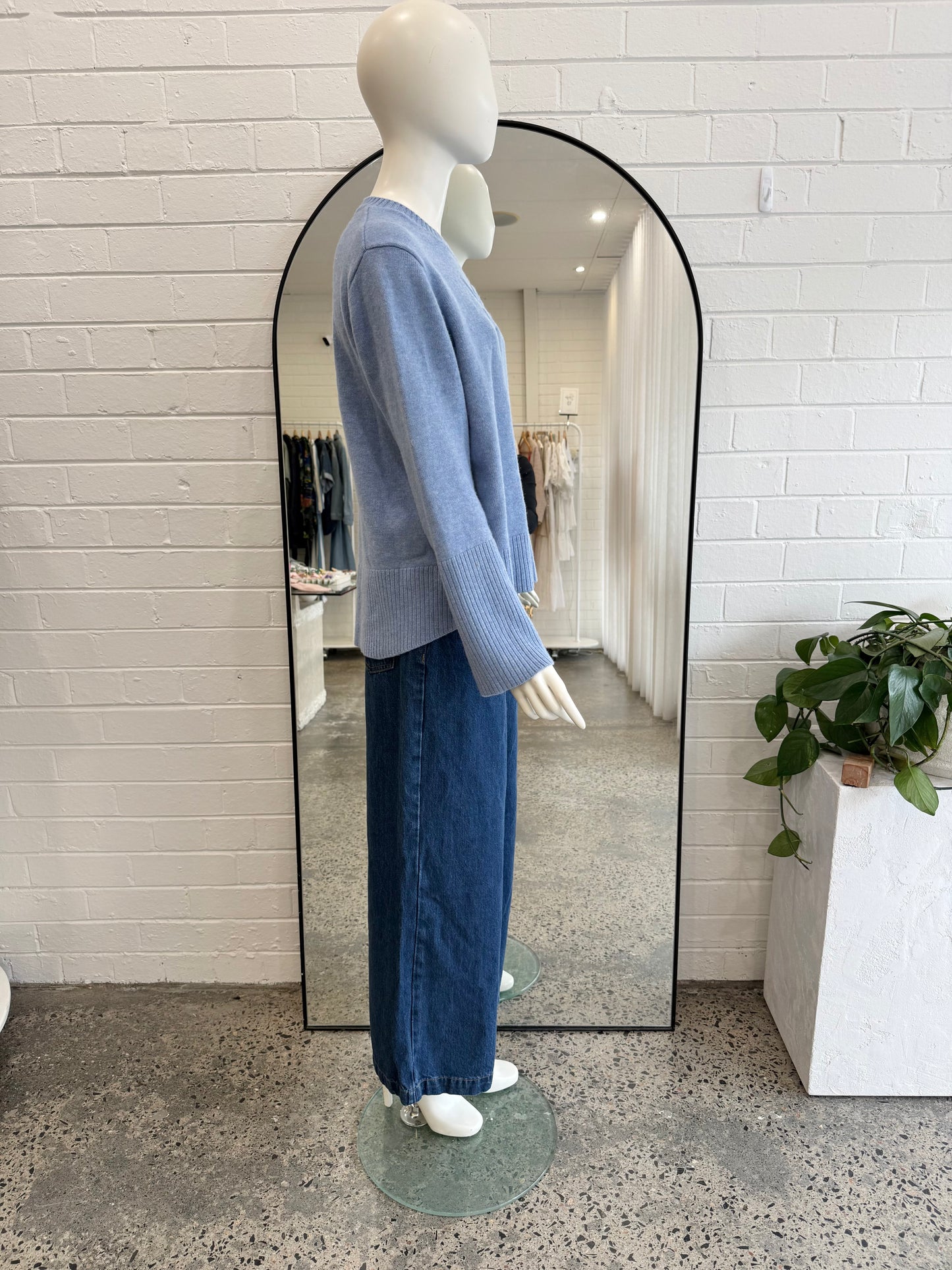 Viktoria and Woods Blue Skyfall Knit Jumper - Size M (10 - 12)
