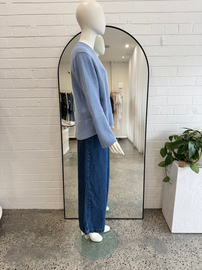 Viktoria and Woods Blue Skyfall Knit Jumper - Size M (10 - 12)