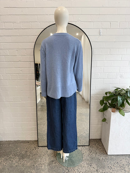 Viktoria and Woods Blue Skyfall Knit Jumper - Size M (10 - 12)