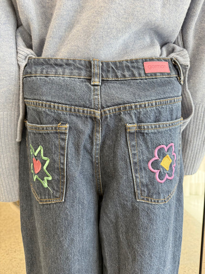 Gorman Blue Friendly Folk Jean - Size 10