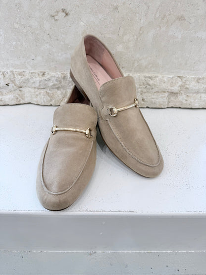Filippo Raphael x Edward Meller Garnet Suede Moccasins - Size 40