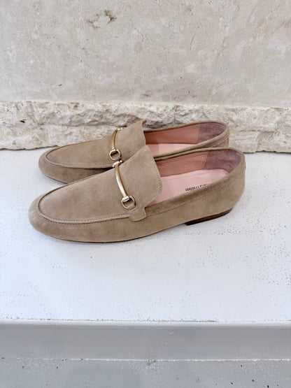 Filippo Raphael x Edward Meller Garnet Suede Moccasins - Size 40