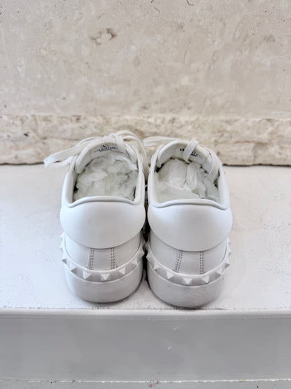 Valentino Garavani White Rockstud Untitled Sneaker - Size 39