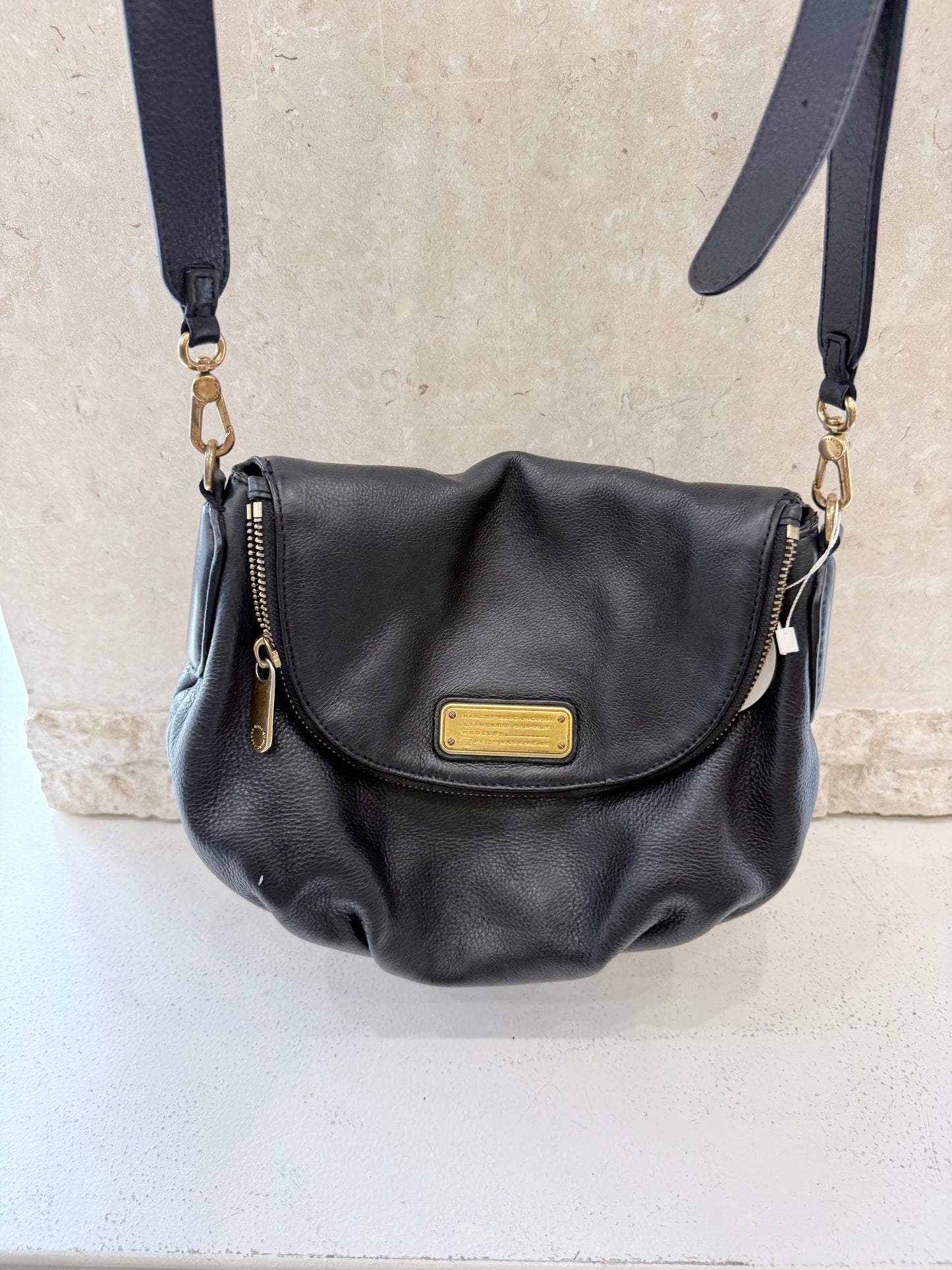 Marc By Marc Jacobs Black Natasha Leather Crossbody Bag