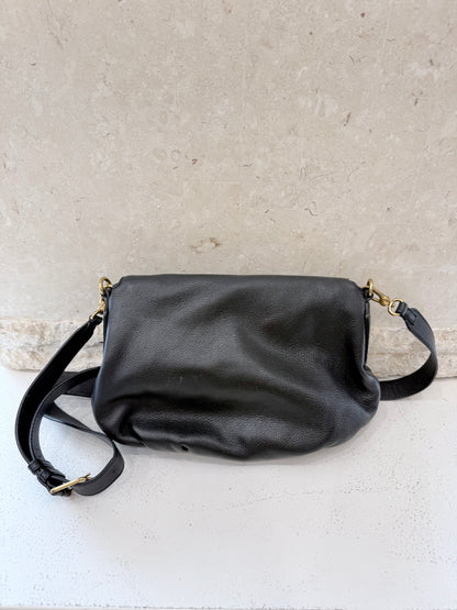 Marc By Marc Jacobs Black Natasha Leather Crossbody Bag