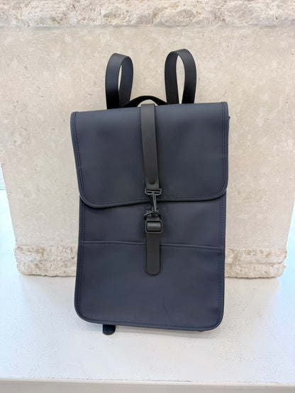 Rains Navy Mini Backpack