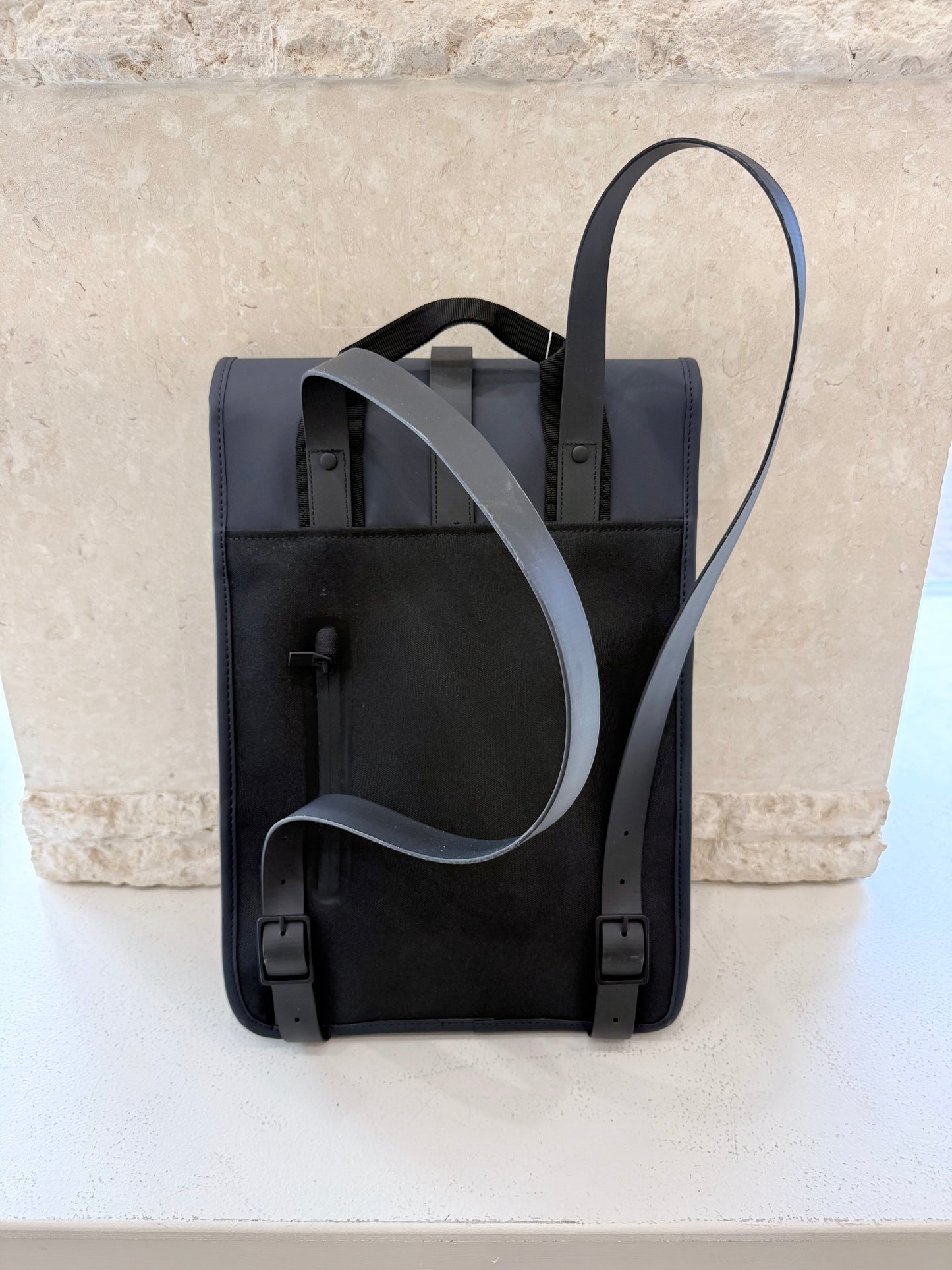Rains Navy Mini Backpack