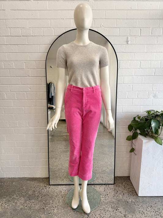 Gorman Fairy Floss Pink Cord Pants - Size 8