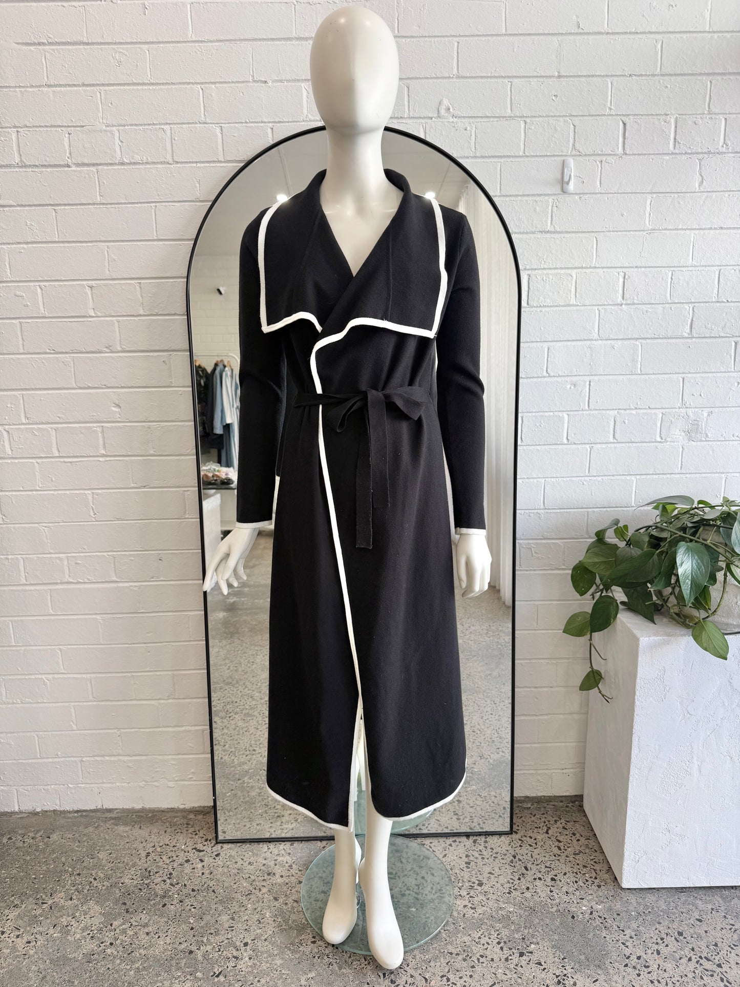 Label of Love Black Knit Caridgan  - Size S (8 - 10)