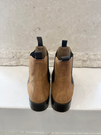 Millwoods Tan Suede Boots - Size 40