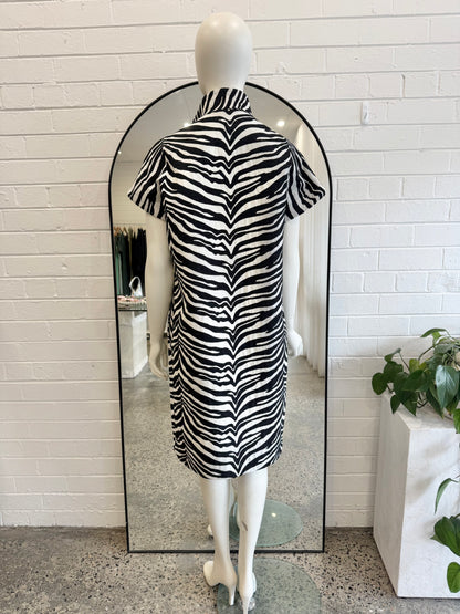 Vintage Carla Zampatti Zebra Print Jacket - Size 12