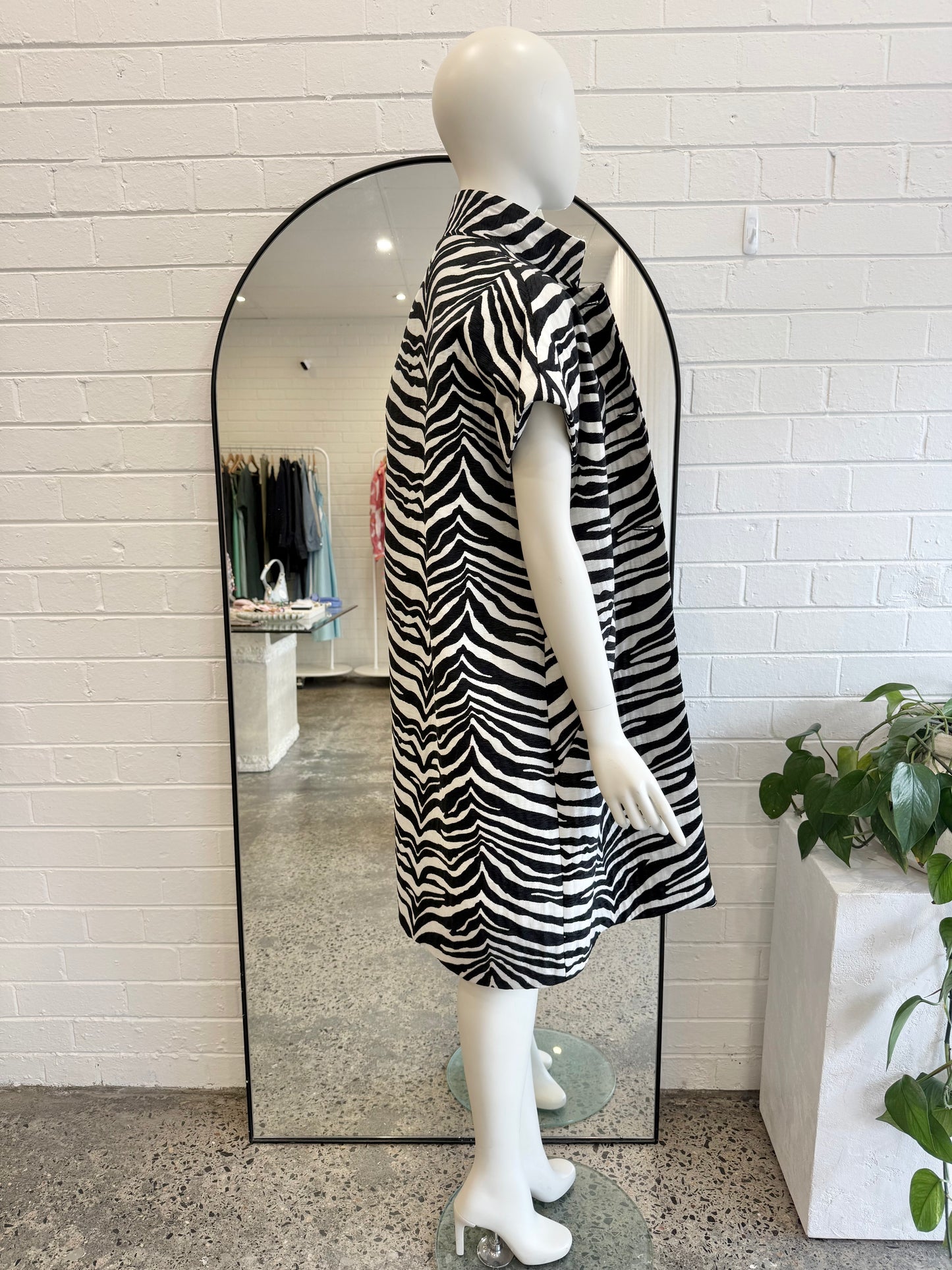 Vintage Carla Zampatti Zebra Print Jacket - Size 12
