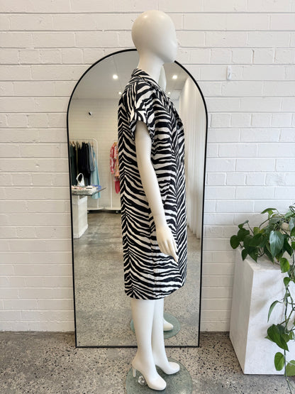 Vintage Carla Zampatti Zebra Print Jacket - Size 12