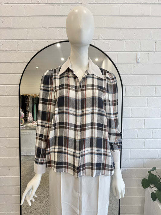Hanna Artwear Check Shirt -Size M (10)