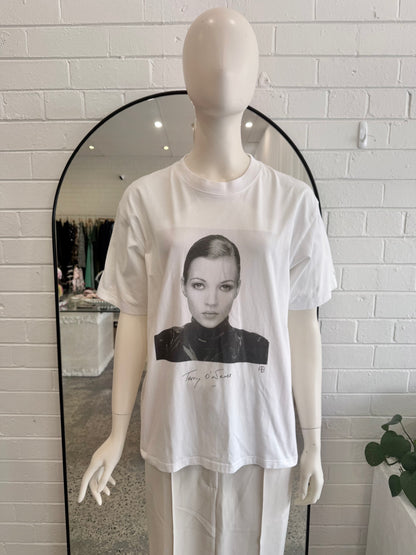 Anine Bing White Ida Tee - Size M