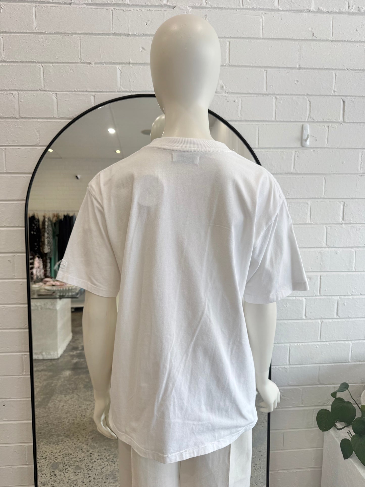 Anine Bing White Ida Tee - Size M