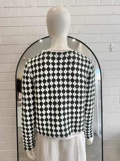 The Upside Eden Portobello Crochet Cardigan - Size S