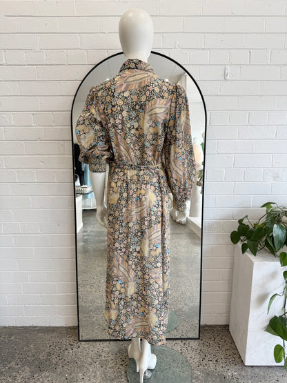 byTiMo Floral Midi Shirtdress - Size Large