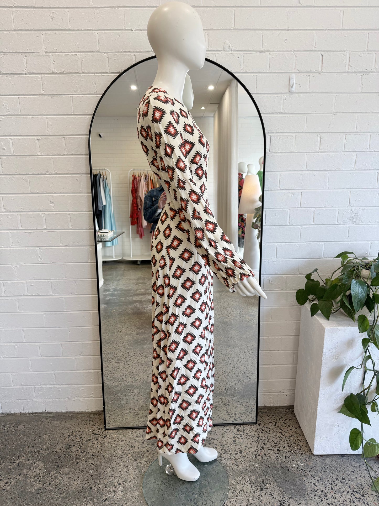 The Wolf Gang Marrakesh Midi Dress - Size Small (8-10)