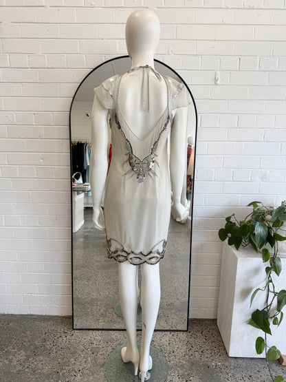 Karen Millen Diamante Jewel Dress - Size 12