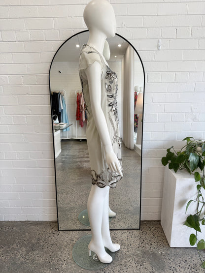Karen Millen Diamante Jewel Dress - Size 12