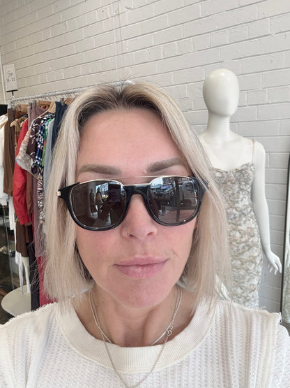 Salvatore Ferragamo Black SF160S Sunglasses