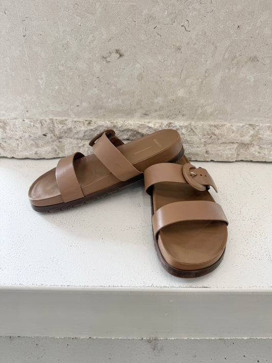 Frankie 4 Tan Tyla Slides - Size 9