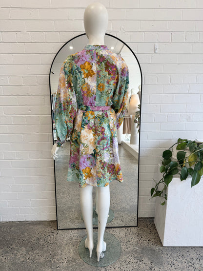 Kachel Rose Long Sleeve Mini Dress - Size 10