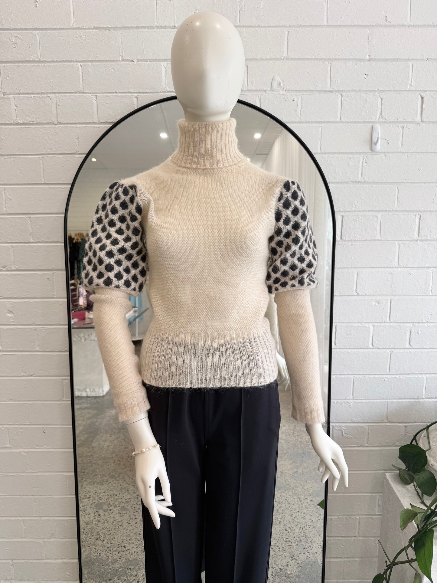 By Malene Birger Cream Cateline Knit Jumper - Size S (6 - 8)